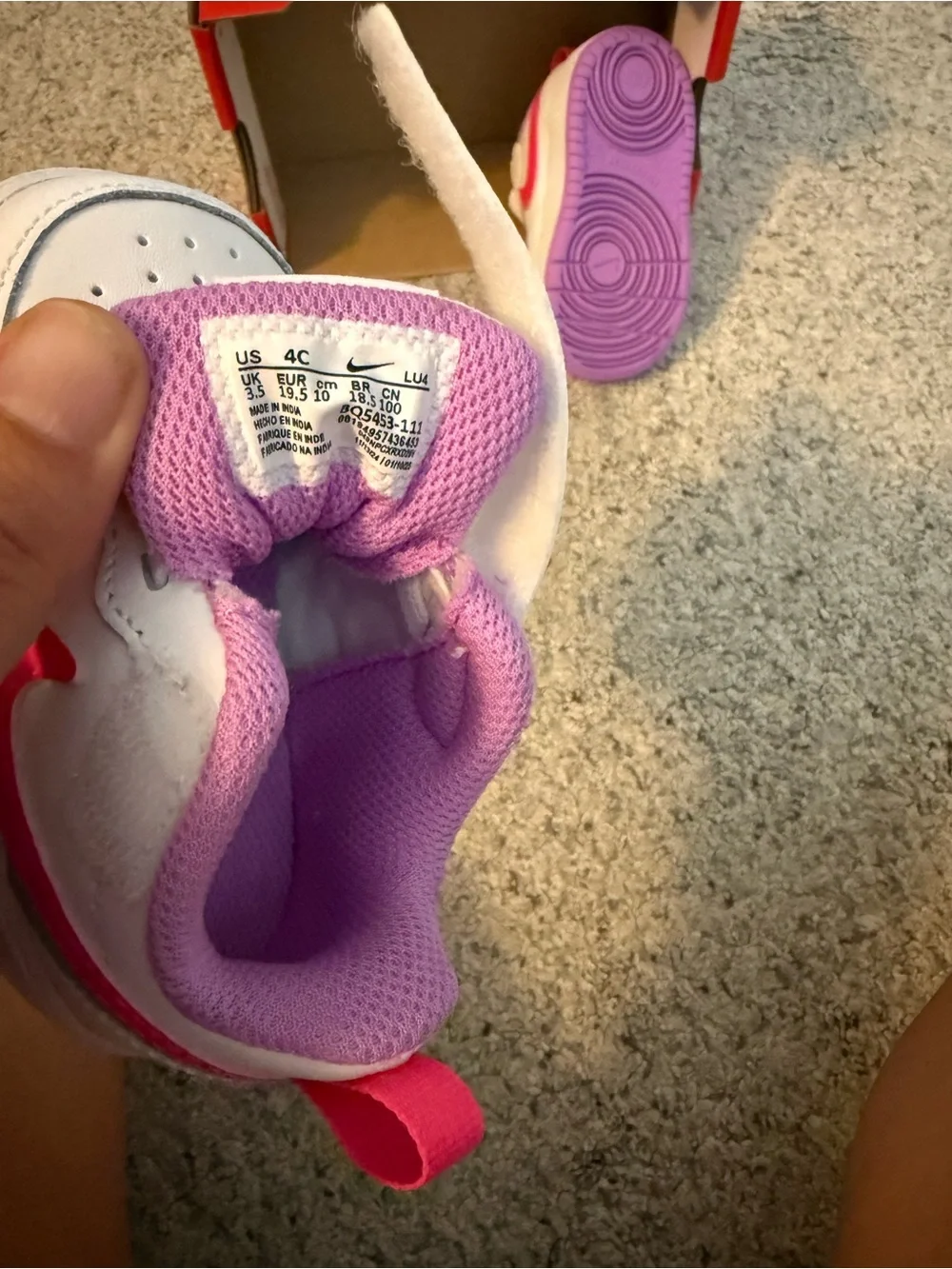 Nike never worn
